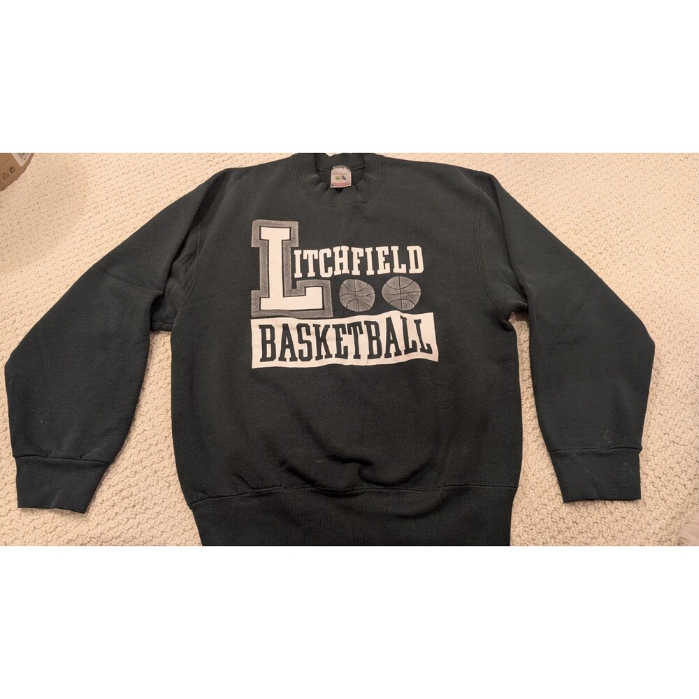Vintage Litchfield Basketball Sweatshirt Men M